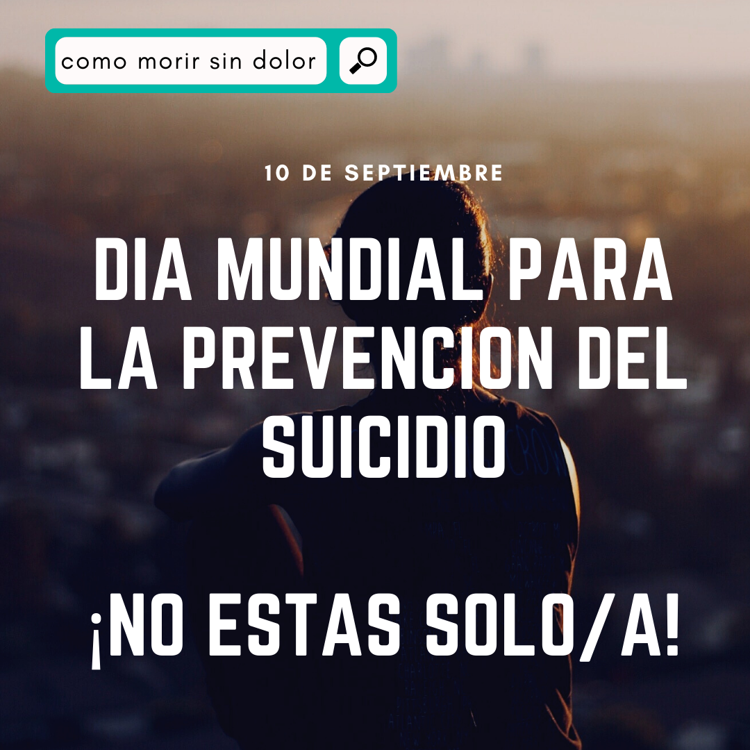¡no estás solo! día mundial para la prevención del suicidio